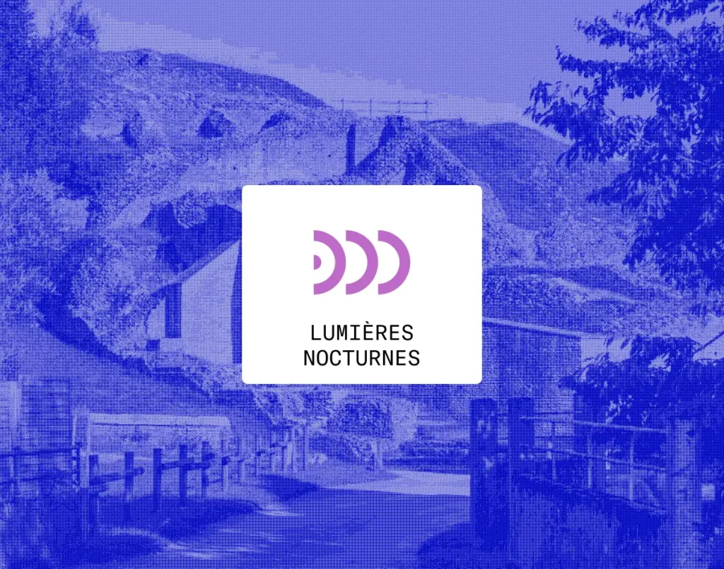 Exposition des lumières noctures au festival des Nuits Numériques