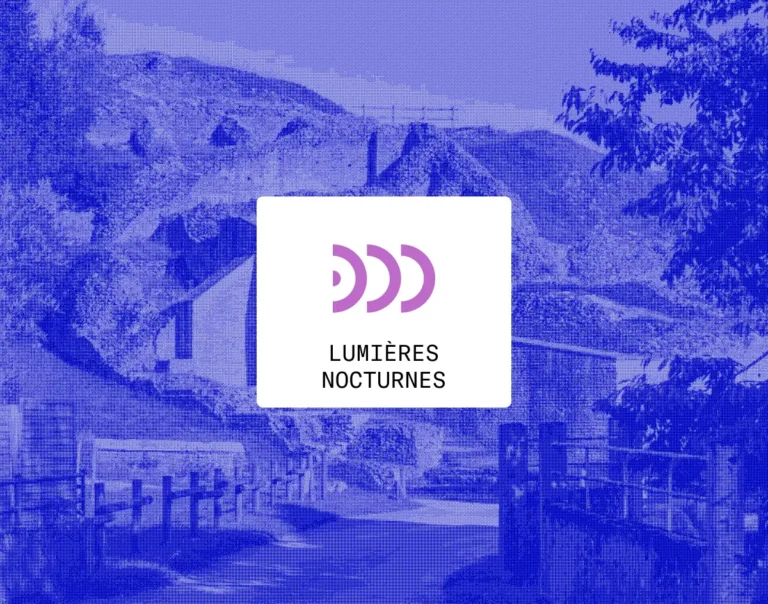 Exposition des lumières noctures au festival des Nuits Numériques
